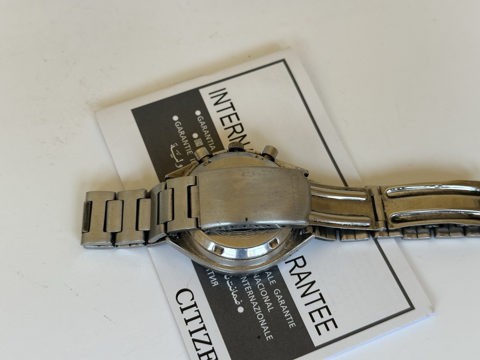 Vintage Citizen Flyback Chronograph 67-9313 Speedy Dec 1976 Challenge Timer Box