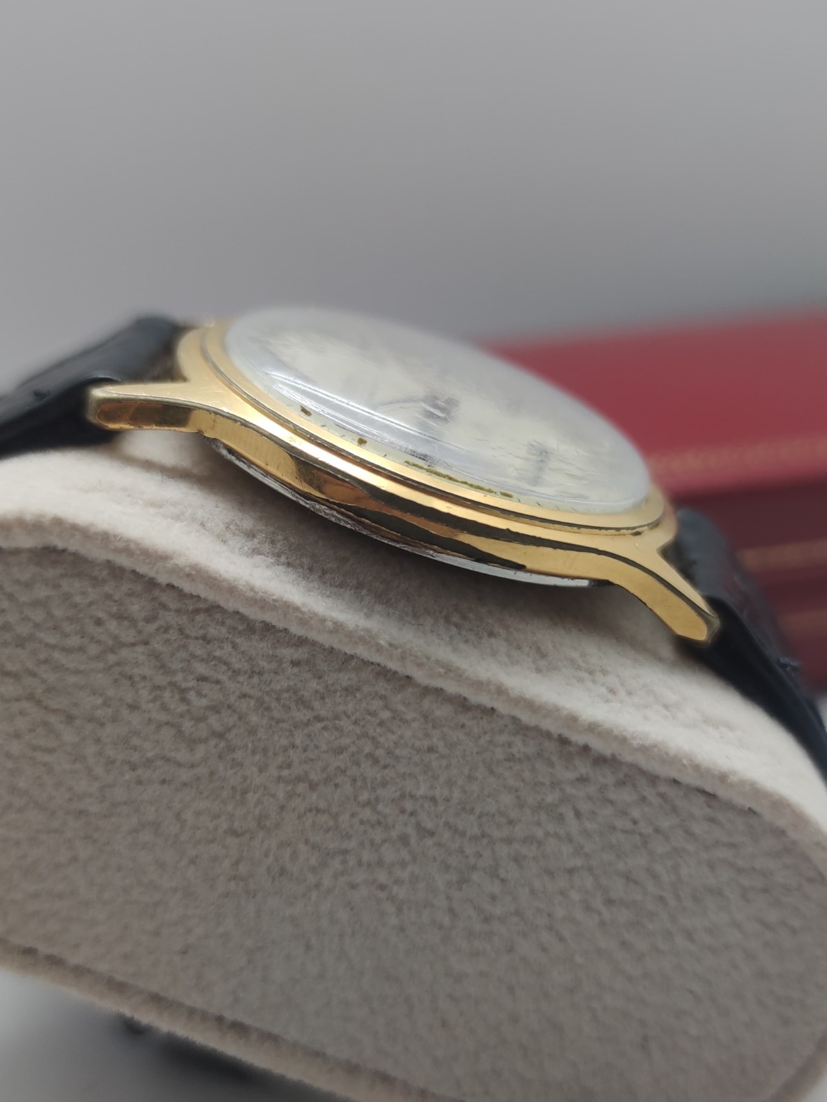 1950s Watch Roamer Manual Wind Style Military Gold Plated Swiss Made For Mens