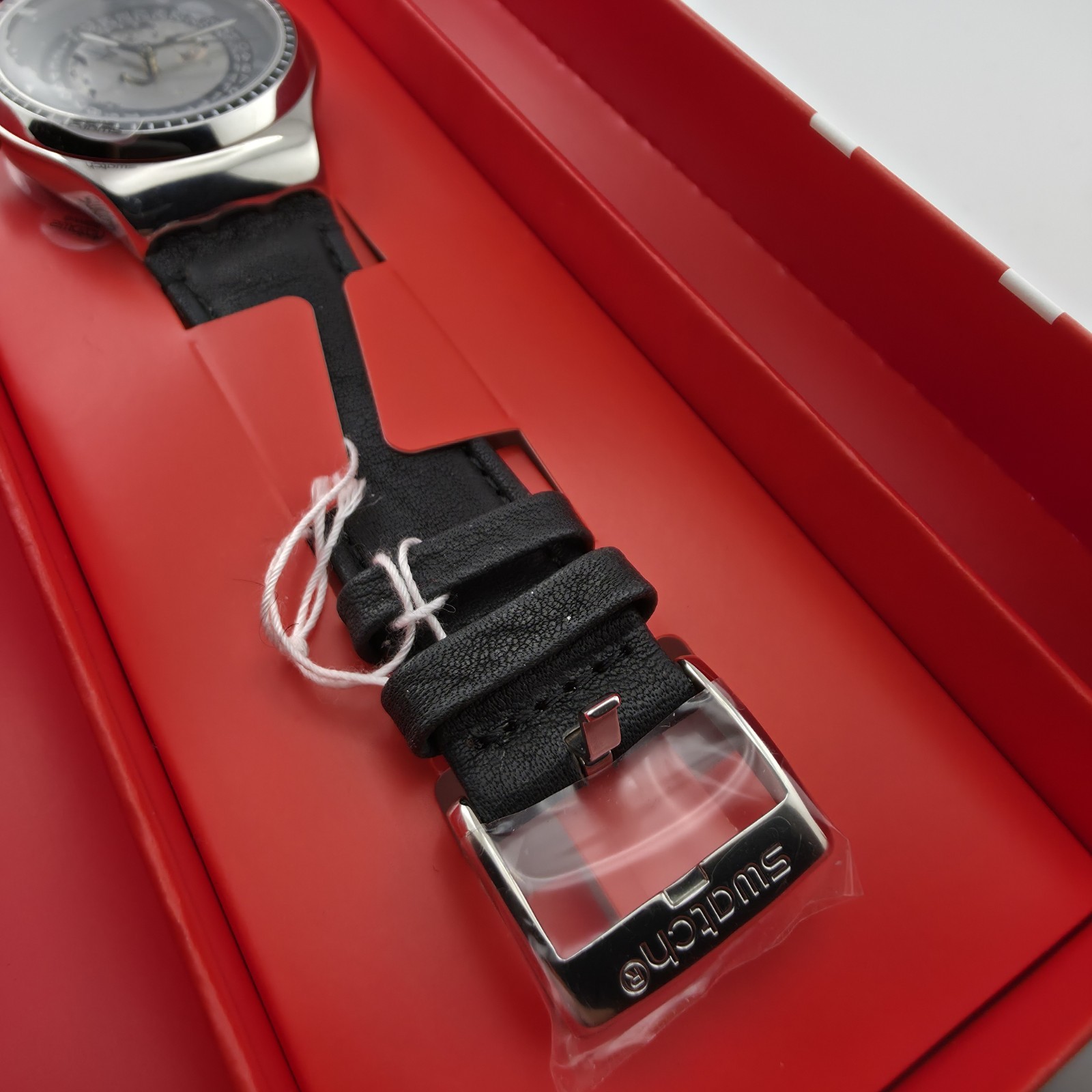 Swatch Sistem51 Solaire YIS414 Automatic Watch 42mm Dark Gray Lacquered Swis New