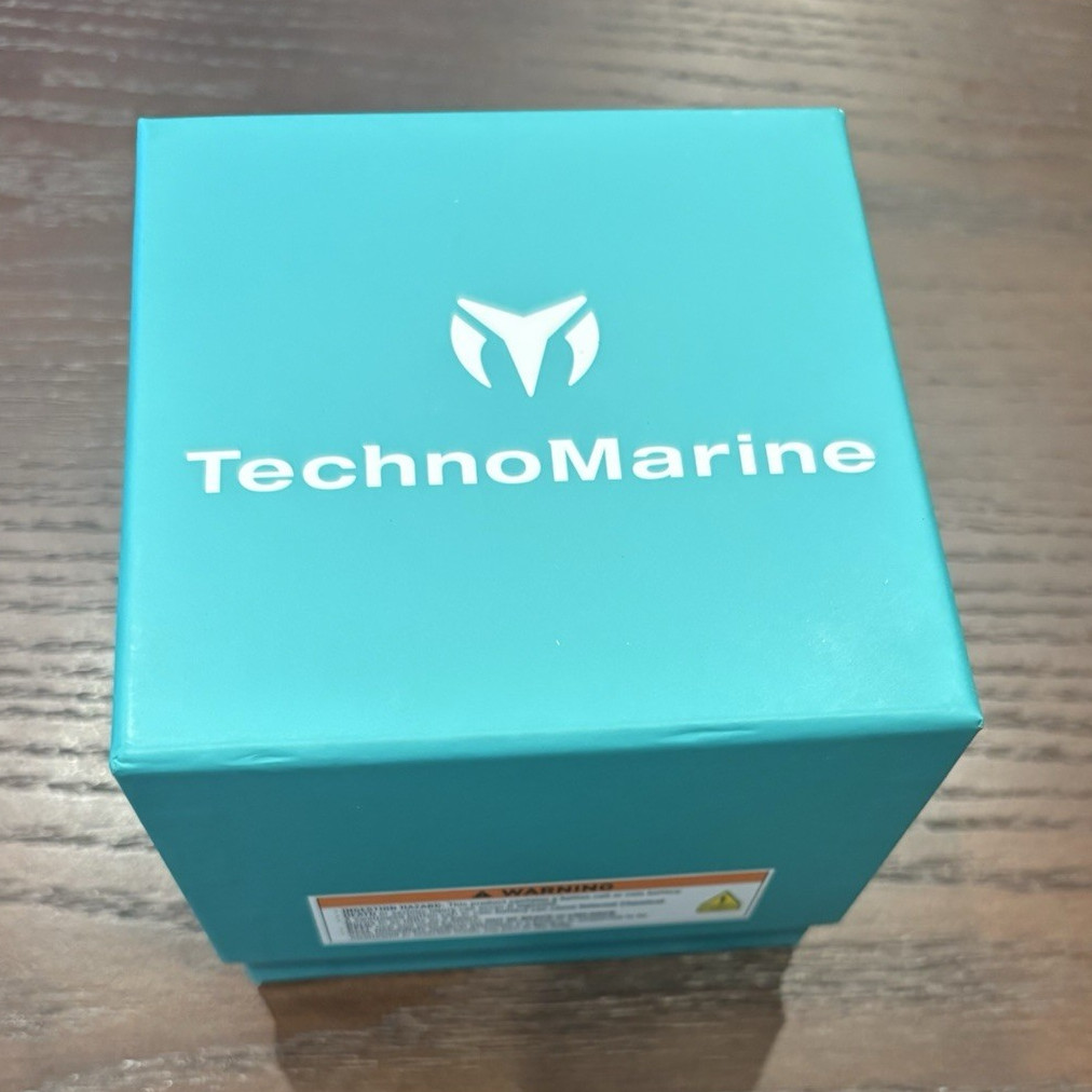 TechnoMarine Men’s Quartz Chronograph Date Tachymeter SS Silver Watch w/ Box