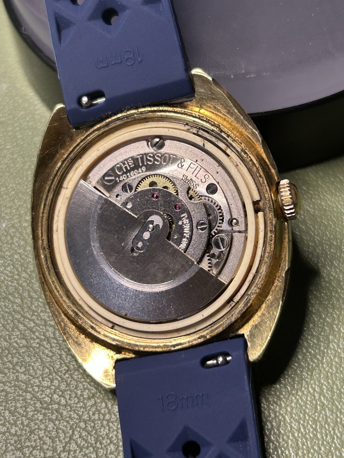 Vintage Tissot Seastar Automatic Date Swiss Men’s Watch Ref. 44585-1X Runs
