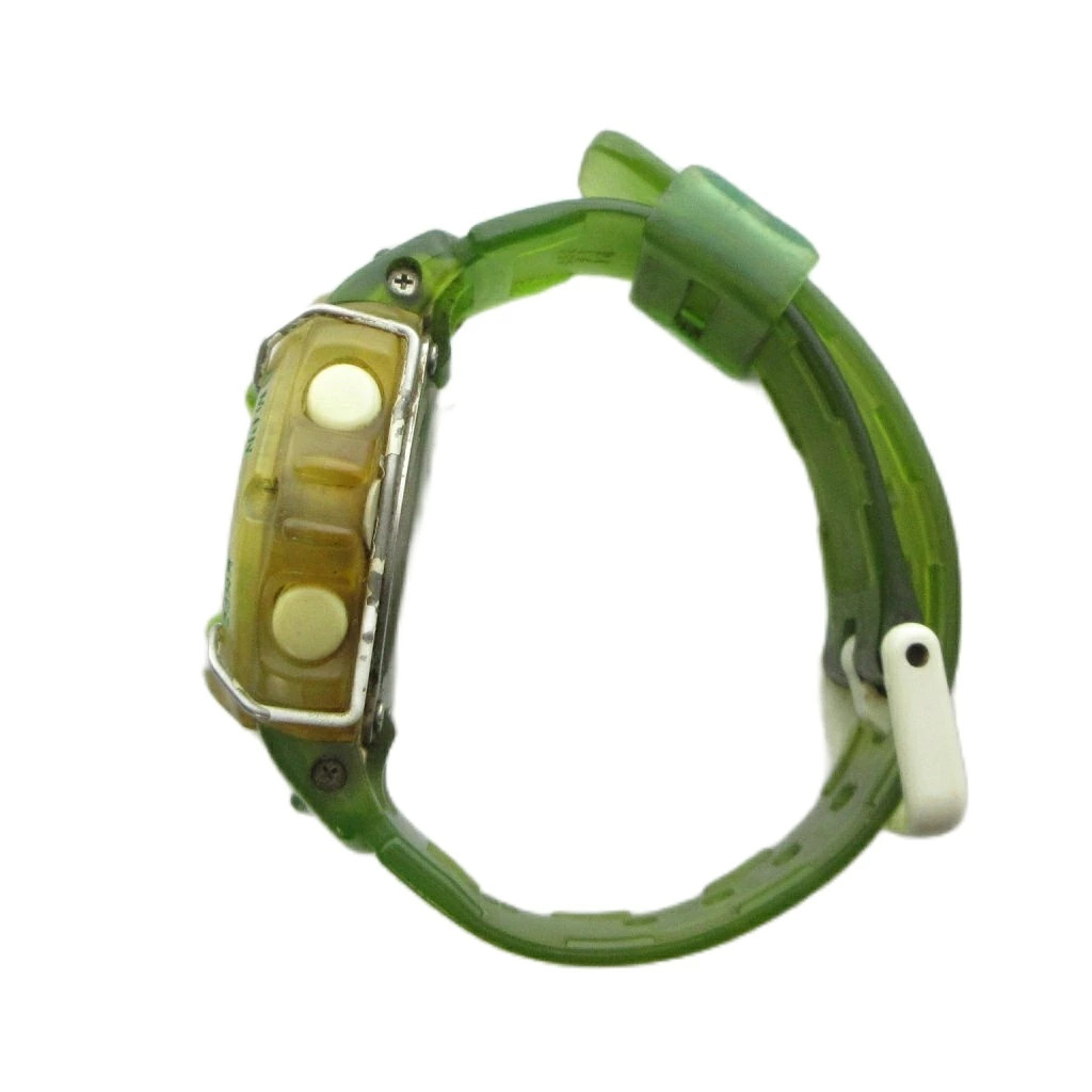 Used CASIO BG 340 Baby G Wristwatch Watch Quartz Digital With Calendar Green GY1