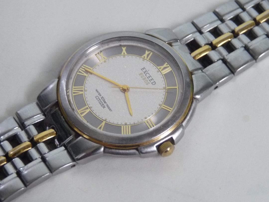Citizen Exceed Euros Silver Dial 0330-C31036 From Japan