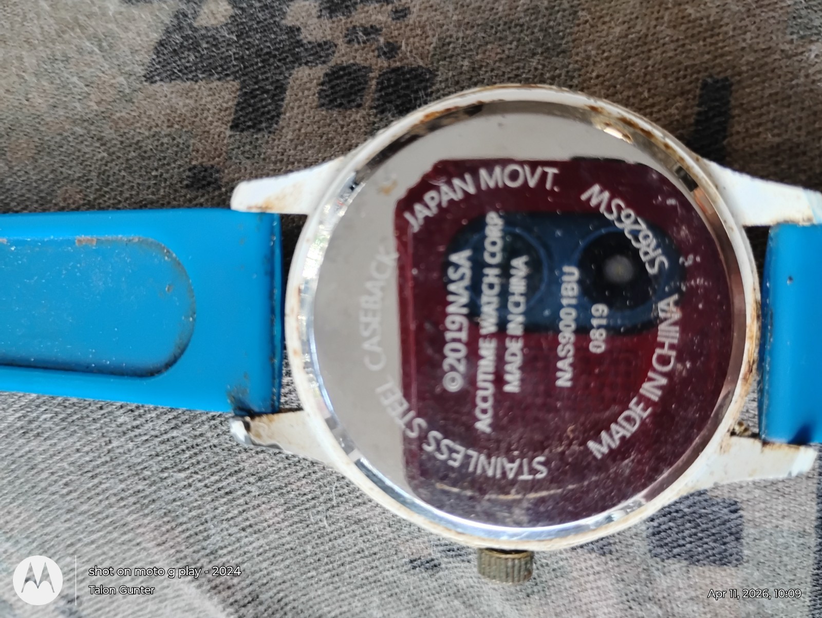 2019 nasa space Shuttle theme accutime watch