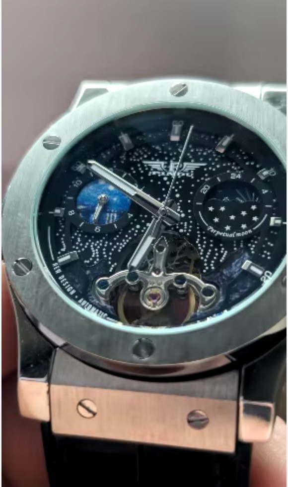 PINDU Design Mens Watches Top Brand Luxury Fashion Business Automatic Watch Men’