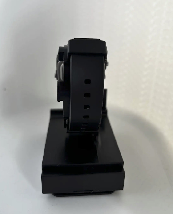 W217H casio watch modified with a green filter, pro upgrades with box and manual