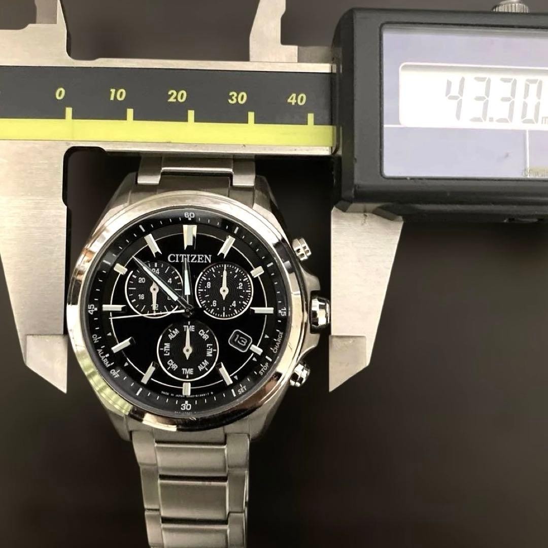 Citizen Attesa E820-S096081 Titanium Solar Chronograph Watch