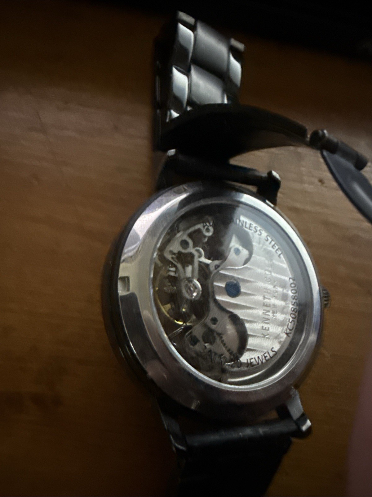 Kenneth Cole Automatic Watch Skeleton Dial Watch