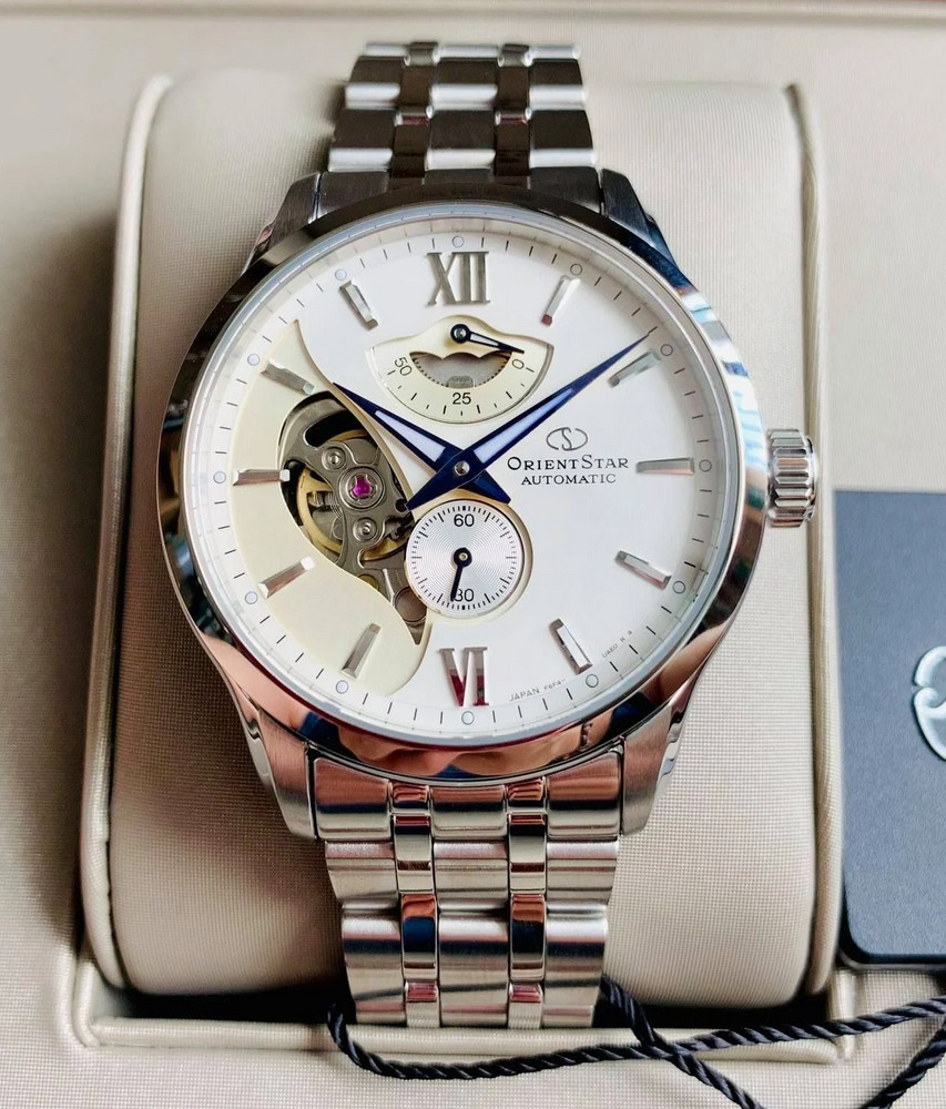 Orient Star Automatic RK-AV0B01S Silver Dial Men’s Watch Power Reserve