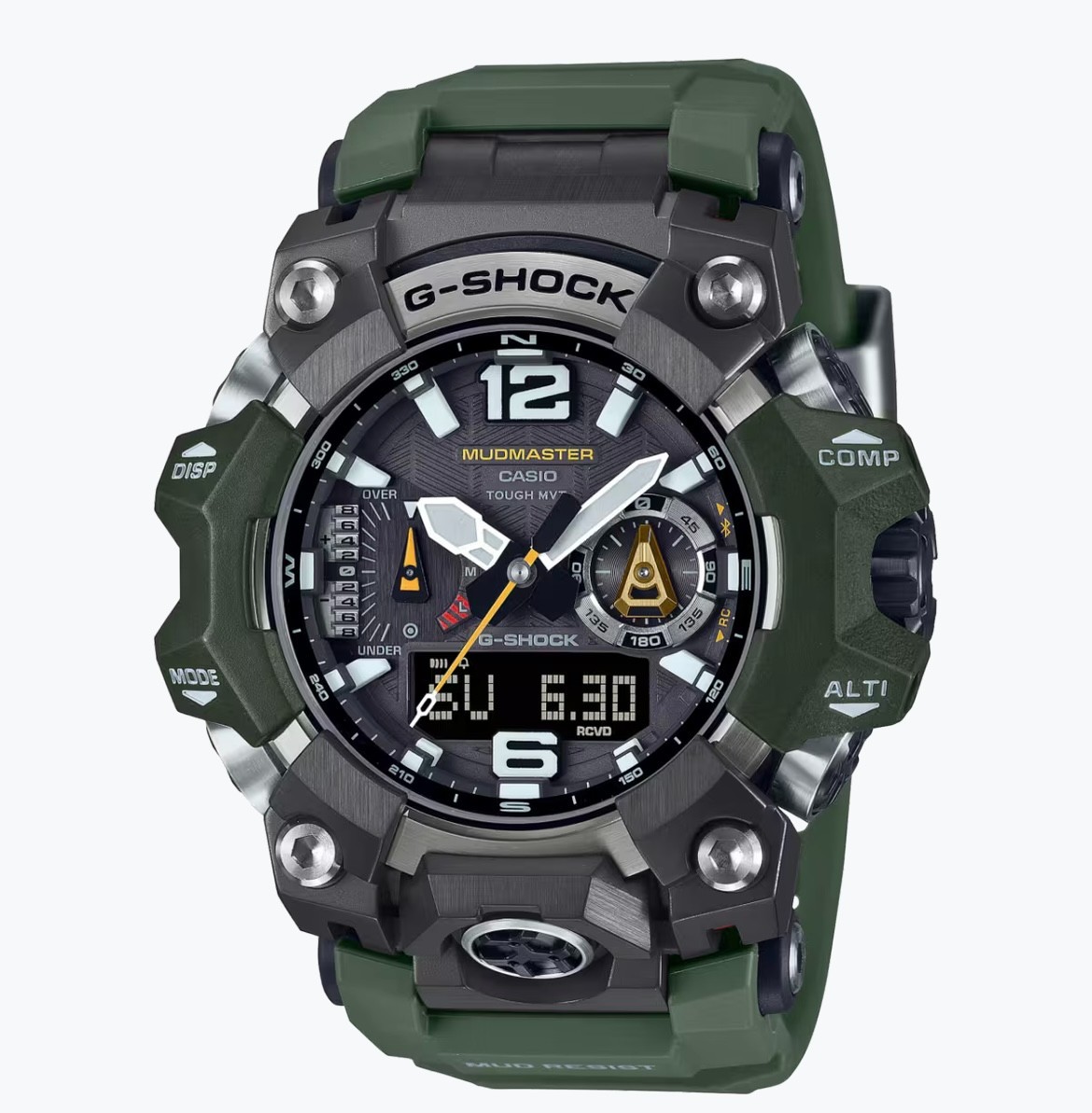 Casio G-Shock GWG-B1000-3AJF Mudmaster Green Flagship Triple Sensor Watch