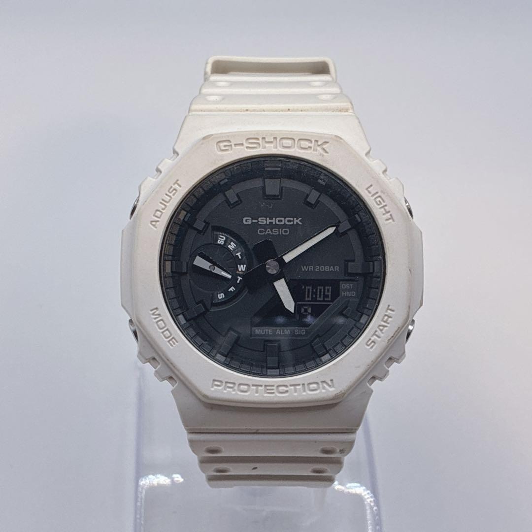 Casio G-Shock DW5600E-1V Digital White Men’s Watch Used G706