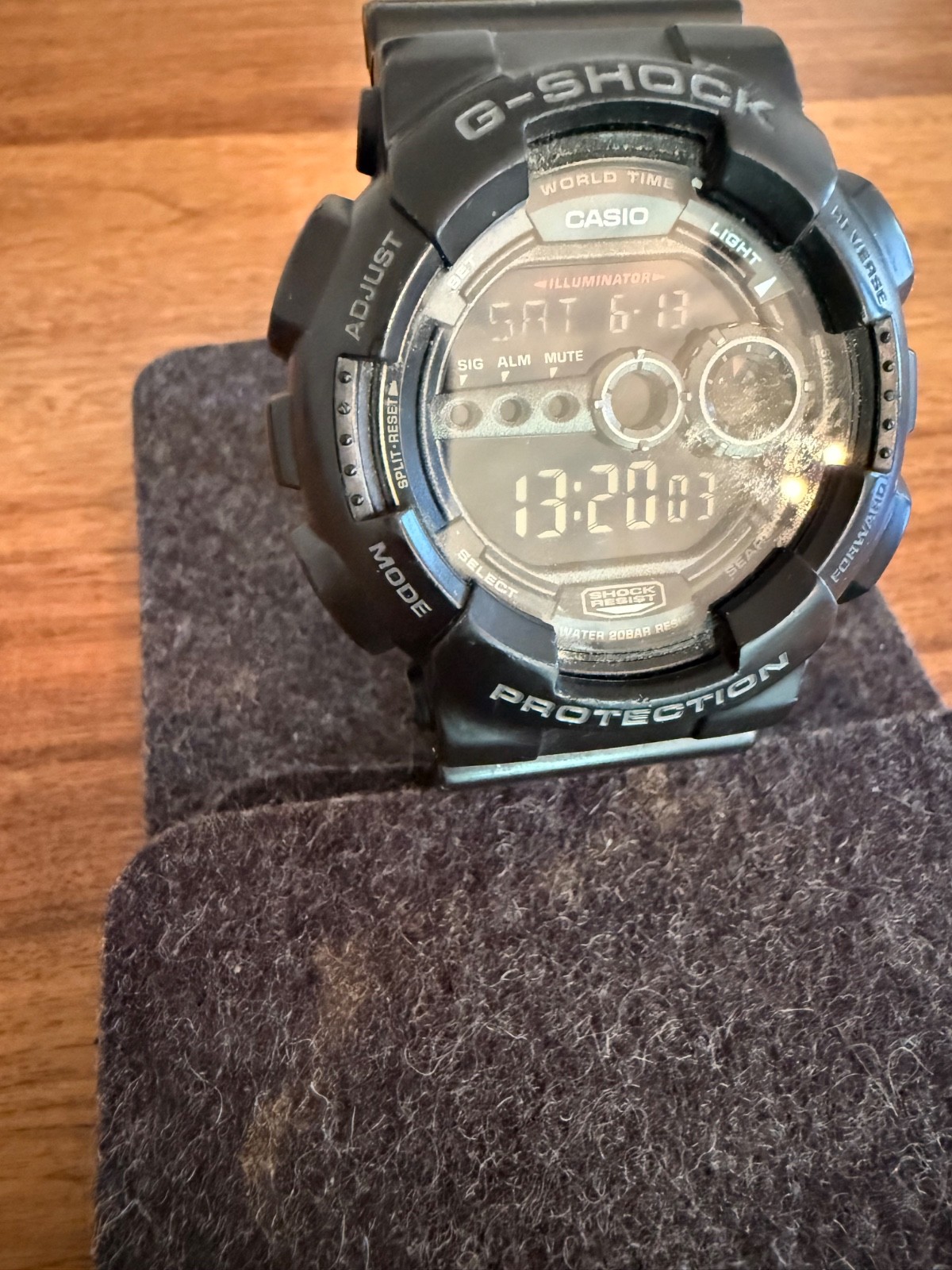 G-Shock Black Digital Watch Model GD100-1B