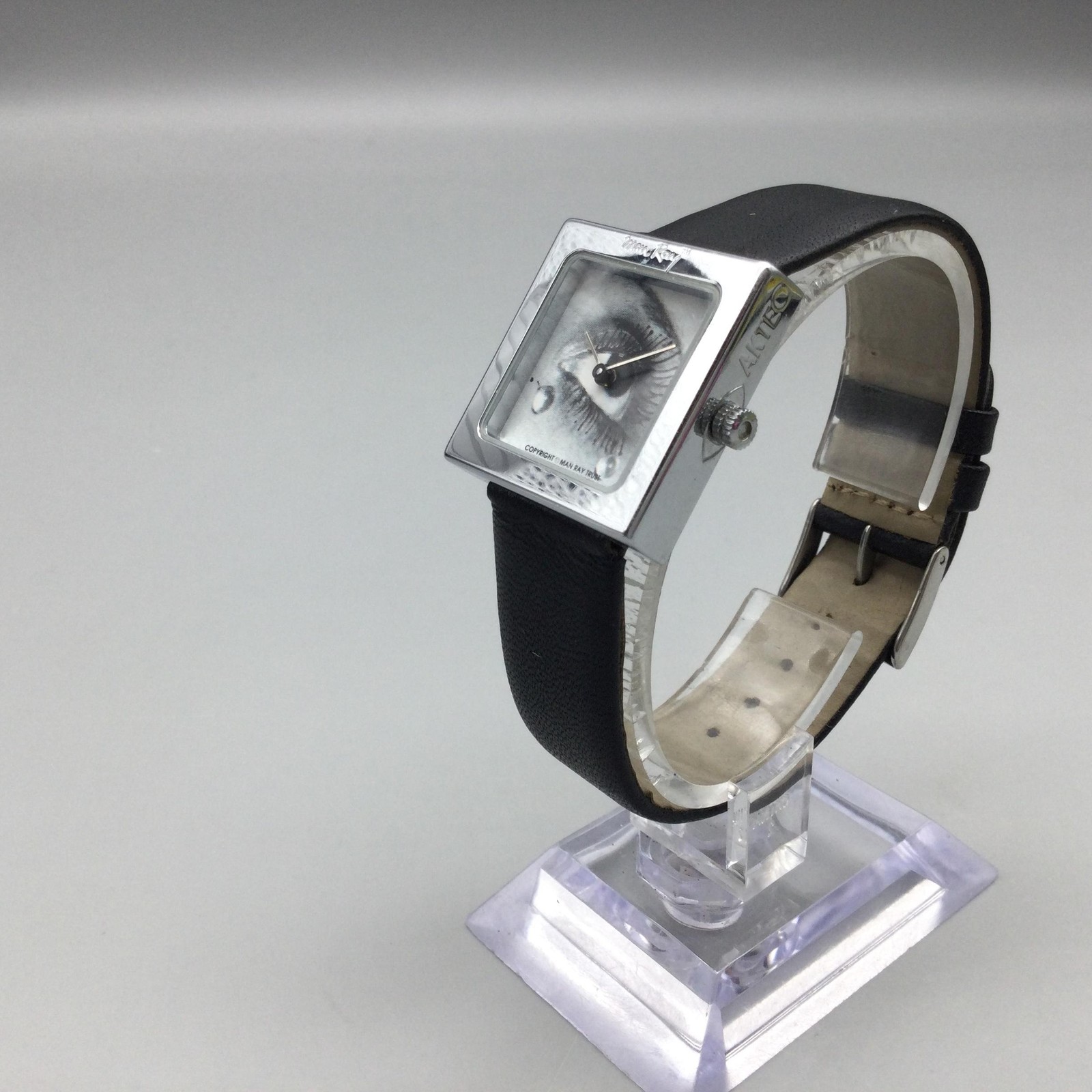 Akteo Man Ray Glass Tears Watch Womens 26mm Art Dial Swiss New Battery