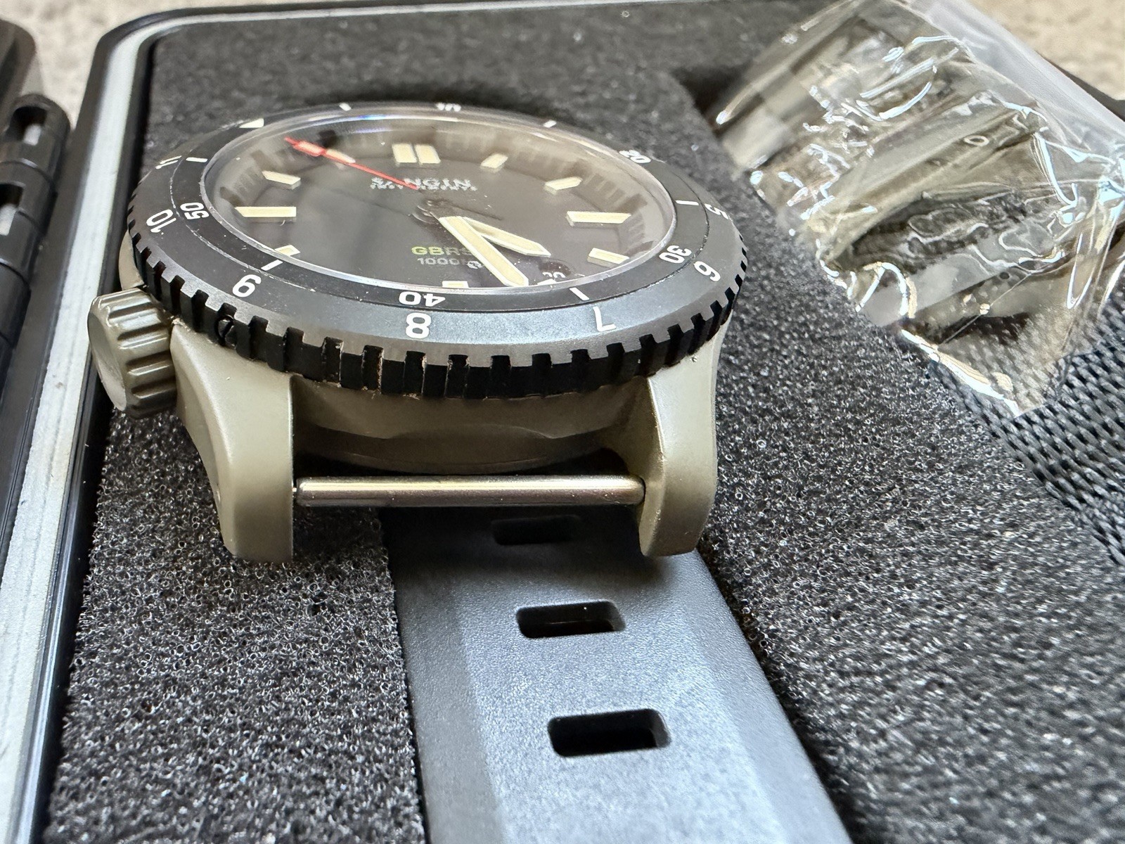 SANGIN INSTRUMENTS GBRS KINETIC II Ti V2 WATCH FDE Coyote Tan TITANIUM
