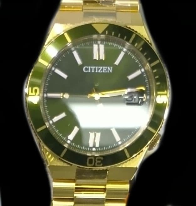 [B1Y] Citizen Collection Automatic Green Sunray Watch NJ0232-53X [w2v]