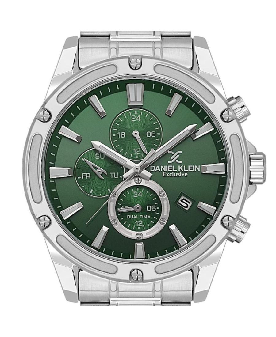 DANIEL KLEIN Men Analog Casual Watch Classic Dress Green Dial Waterproof Round 4