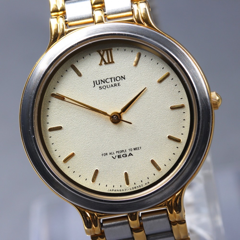 Near MINT CITIZEN Vega Junction Square 6A31-L02885 Quartz 32mm Unisex Watch 1993