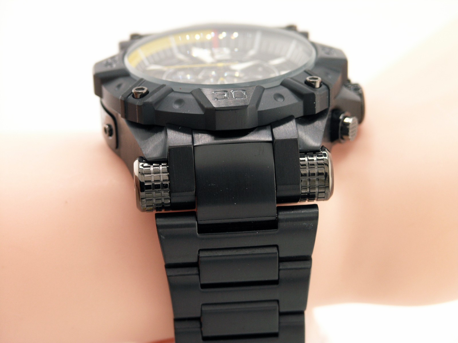NEW INVICTA 40170 AVIATOR CHRONOGRAPH BLACK CARBON FIBER DIAL STEEL 52MM