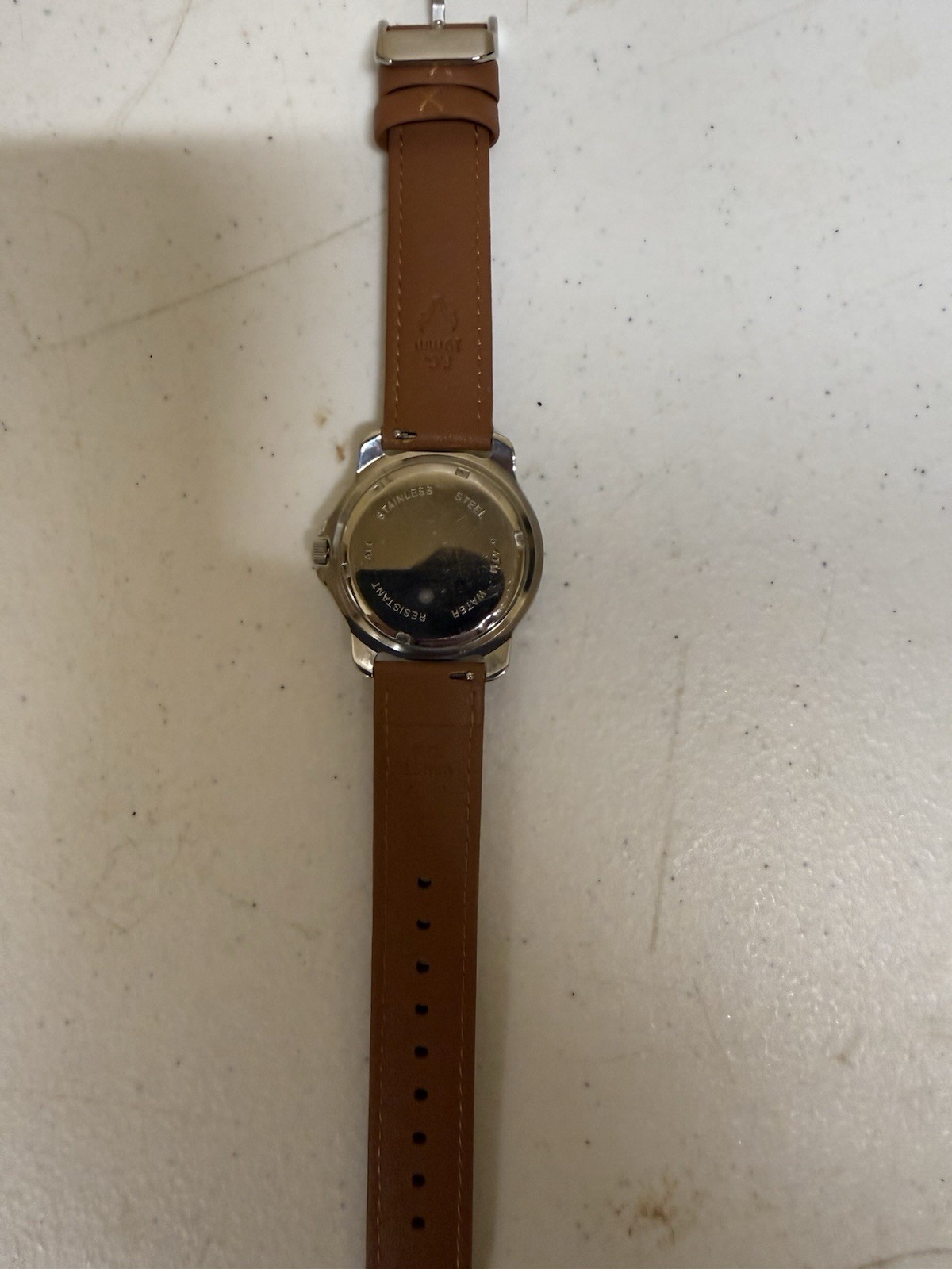 Selco Genève Quartz Analog Watch Union Pacific Brown Leather Strap
