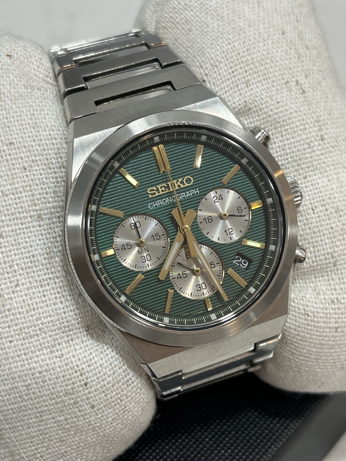 Seiko Green Men’s Watch – SSB405P1