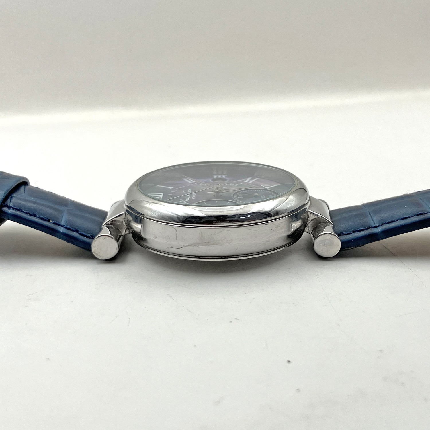 Kenneth Cole New York Chronograph Date Watch All Stainless Steel 36mm Womens