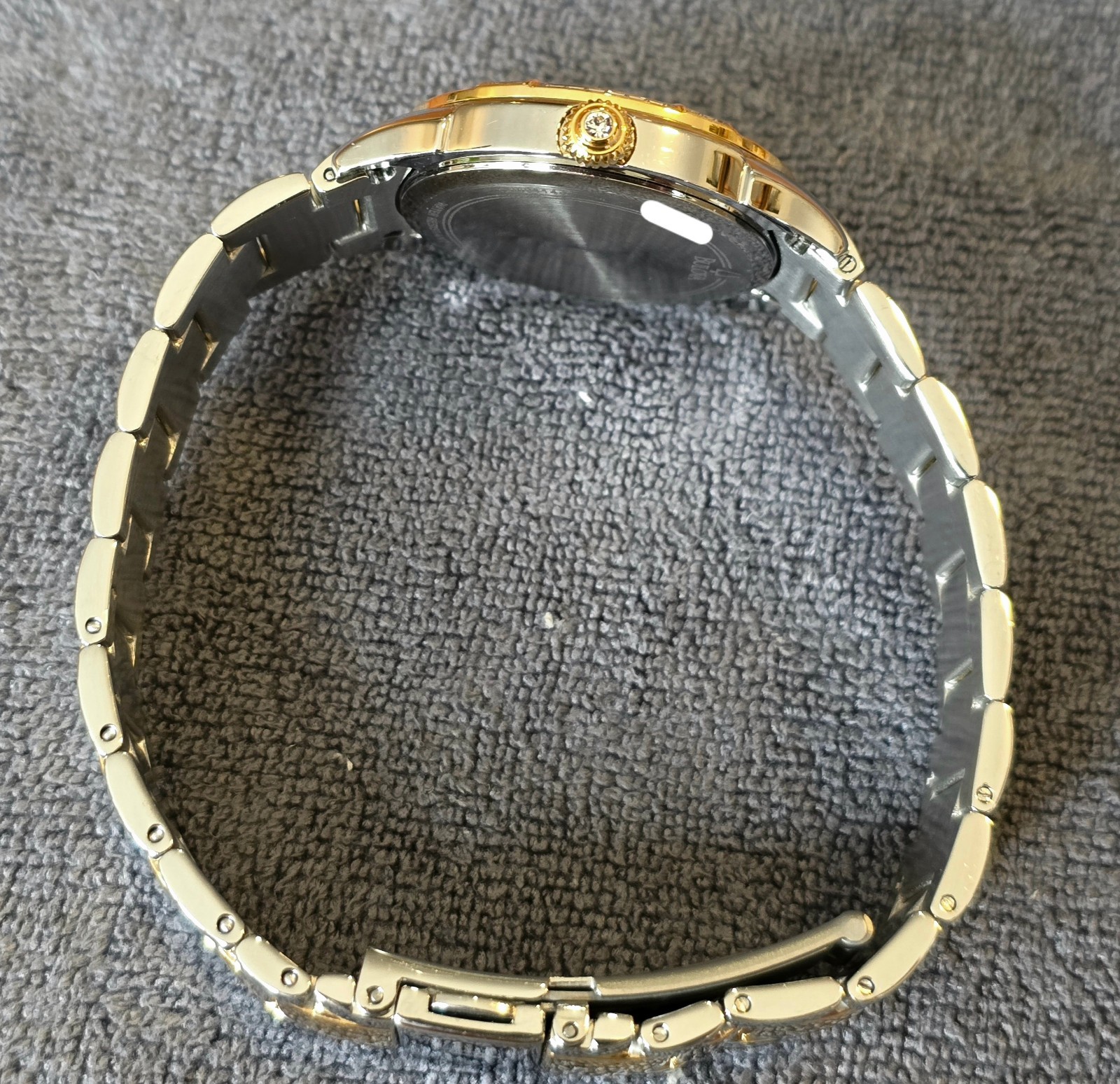 Bulova Women’s Watch, Mother of Pearl, Crystals, Two-Tone, 33 mm, 98L181