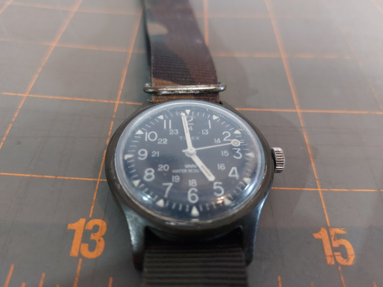 Vintage Timex Camper Military Field Mechanical Watch Philippines Works BBB