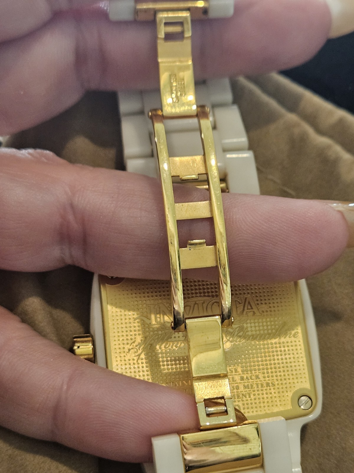 invicta ceramic killer adrenaline 5830 watch 30 meters water resistant new batt