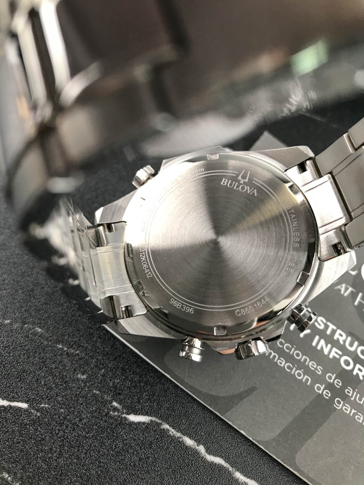 Bulova 96B396 Marine Star Green Dial 43mm Stainless Steel Men’s Wristwatch
