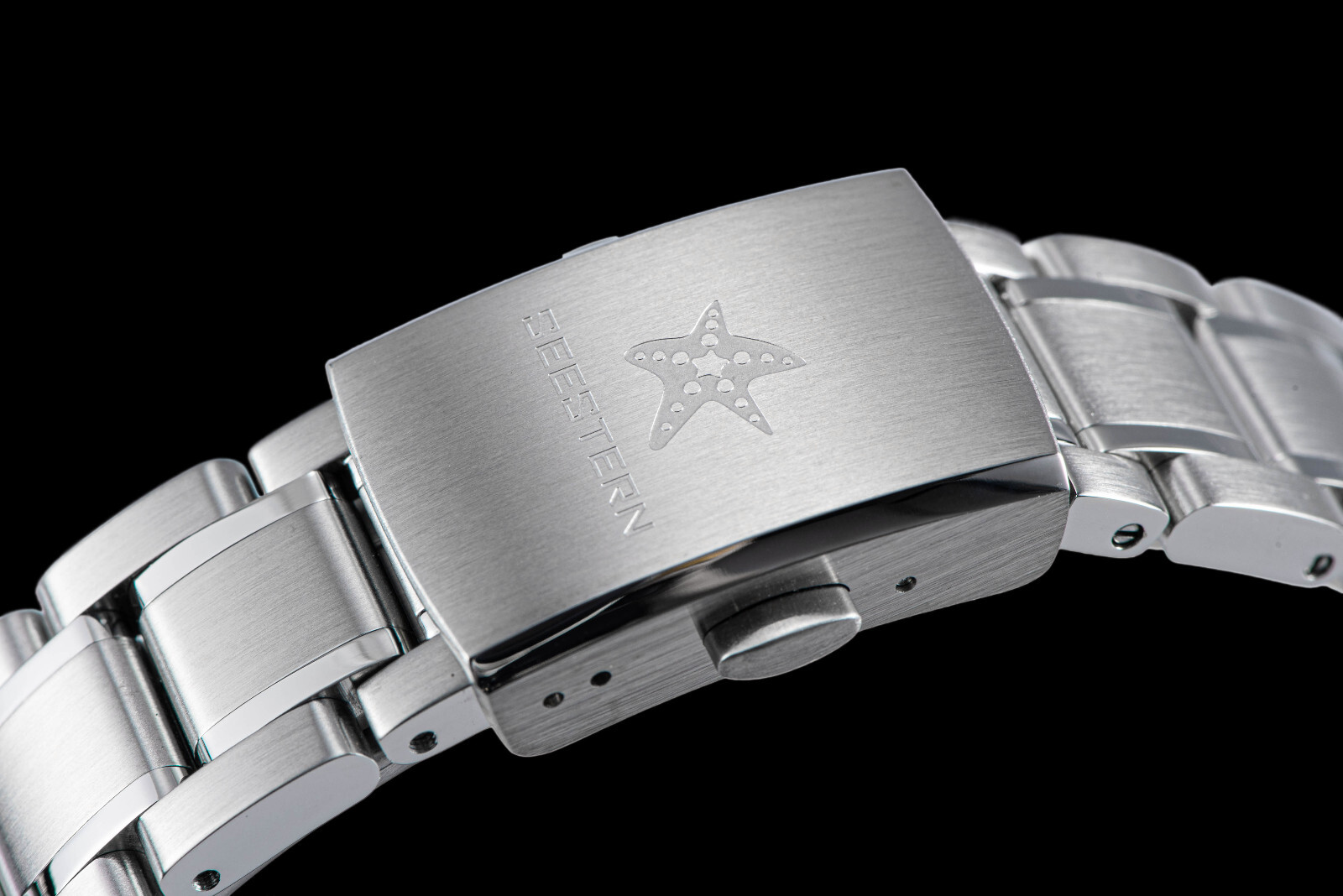 Seestern GMT S446.BS Sapphire Crystal Mechanical Mens NH34 Watch SEAGULL 1963