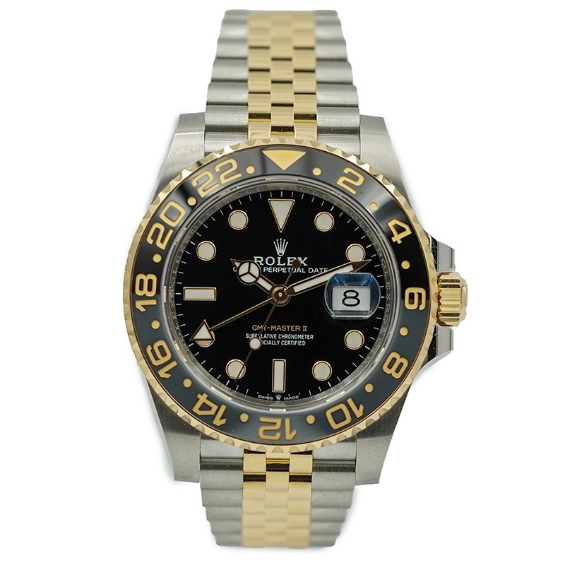 Rolex GMT-Master II 126713 Two-Tone Zombie GMT Box and Card ’23 18k Yellow Gold