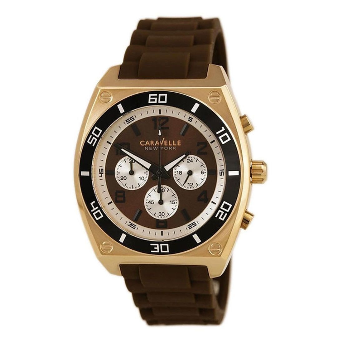 Bulova Caravelle Men’s Brown Dial Quartz Watch 45A114