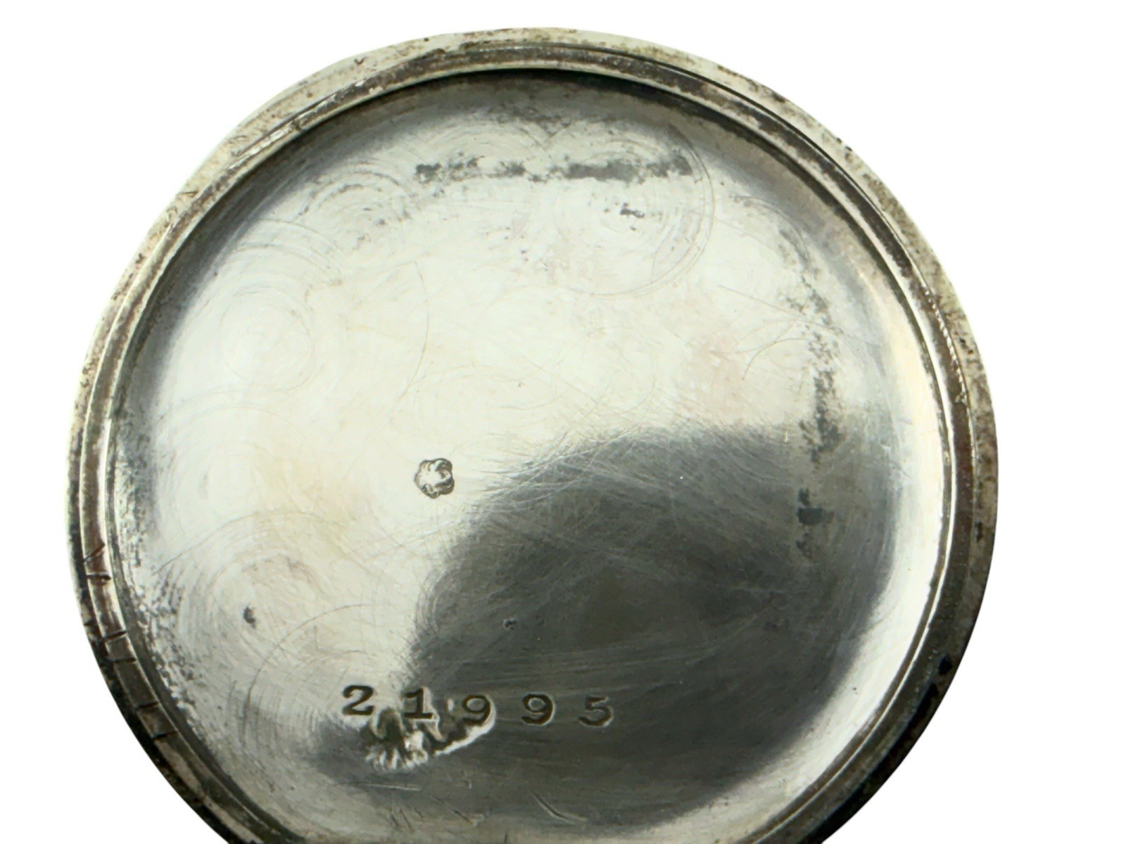 Antique Sterling Silver Pocket Watch 29mm RUNS GREAT