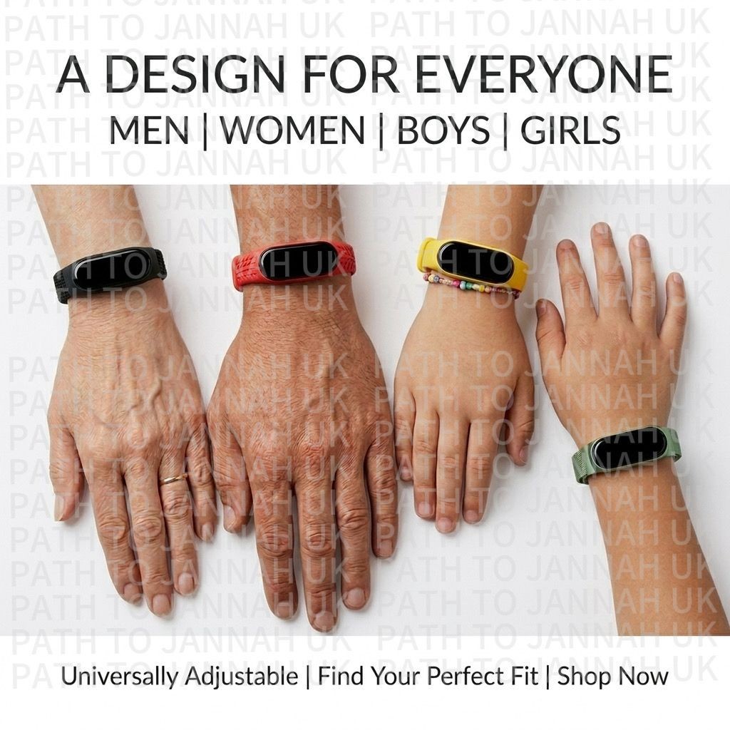 C. Universal Fit Digital Watch – Waterproof Time Date Year – Adjustable Strap