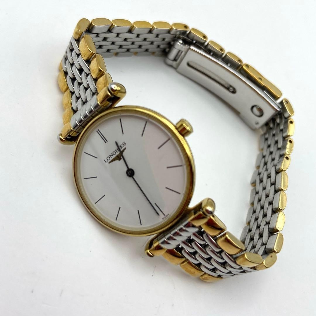 Longines La Grande Classique L4.135.2 Two-Tone Quartz Ladies Watch Junk As Is JP