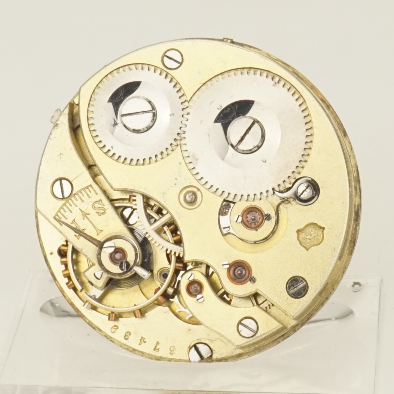 Rare! IWC Schaffhausen Movement Pocket watch repetition no fusee duplex RAR