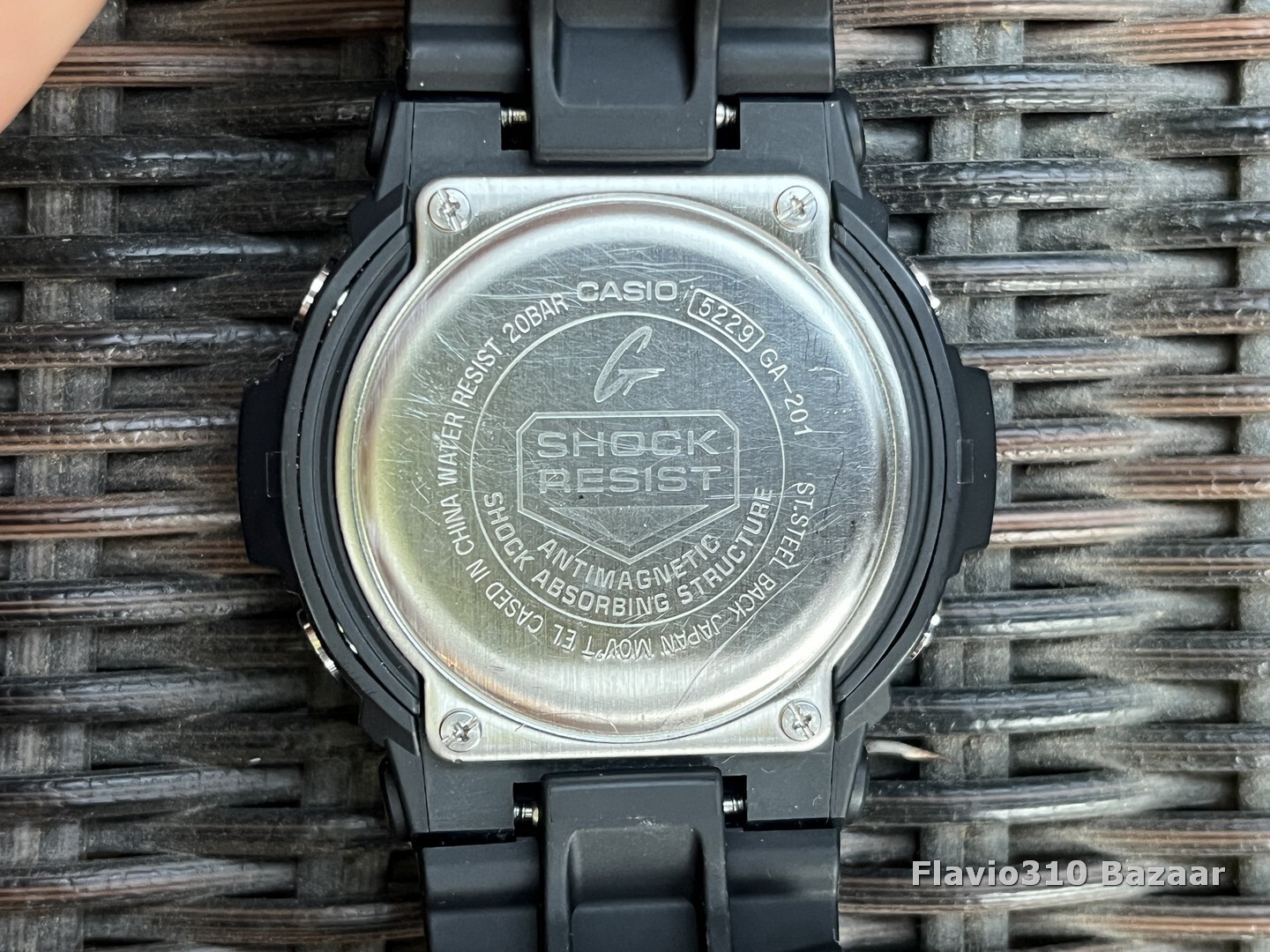 Casio G-SHOCK GA-201 (5229) Analog & Digital 52mm Wristwatch – New Battery