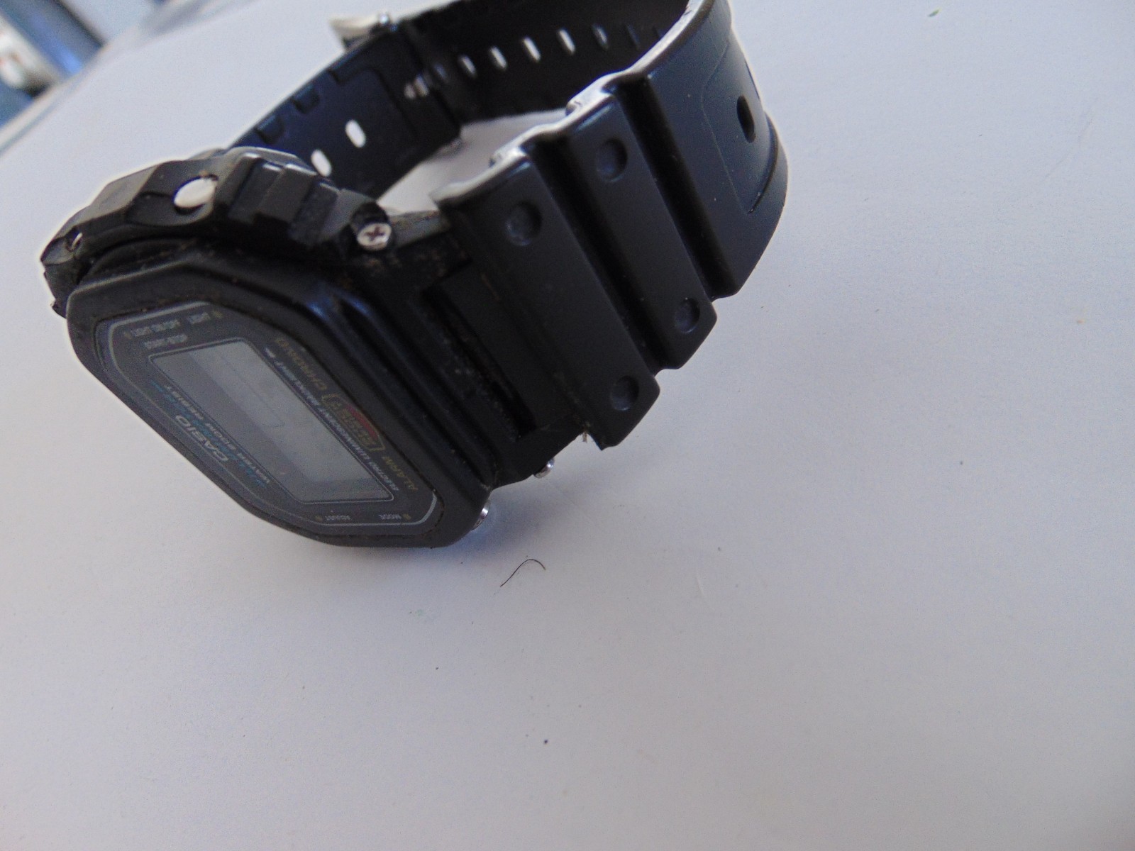 Vintage Casio G-Shock DW-5600E Illuminator Digital Watch 200M Alarm Chrono *READ
