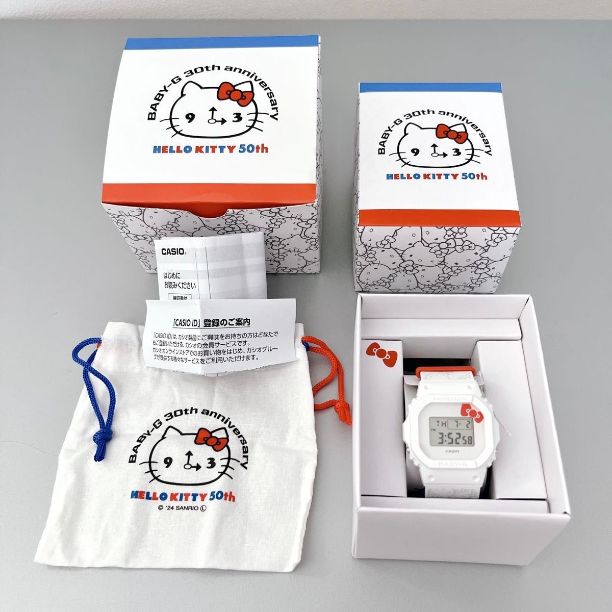 CASIO G-SHOCK × BABY-G × HELLO KITTY Collaboration Model BGD-565KT-7JR