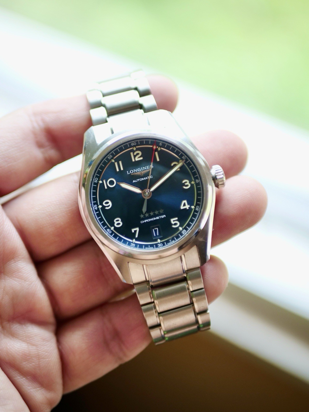 Longines Spirit 37mm Blue Men’s Watch L34104936