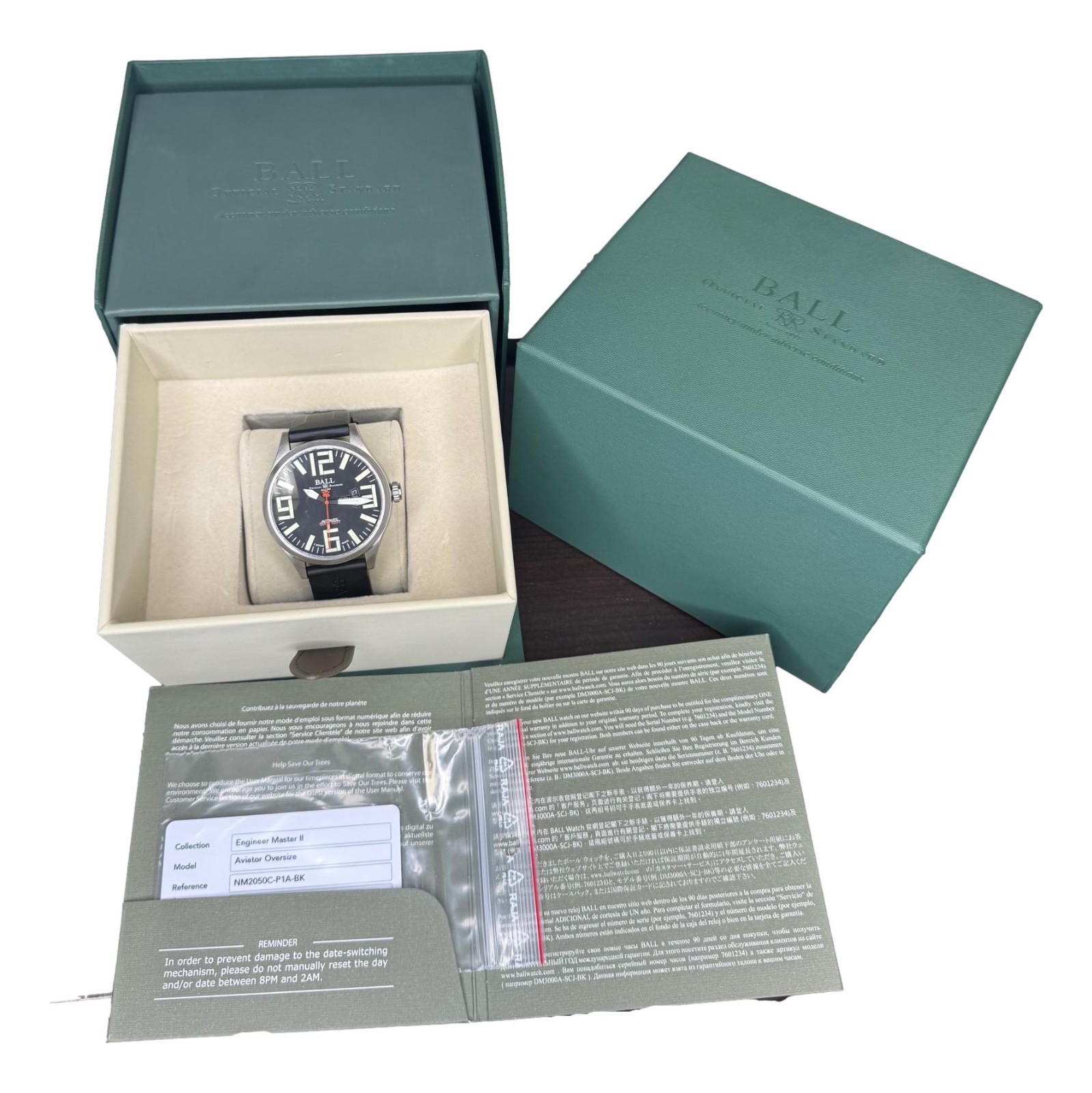 Ball Engineer Master II Aviator Oversize NM2050C-P1A-BK Limited Edition 48mm BP