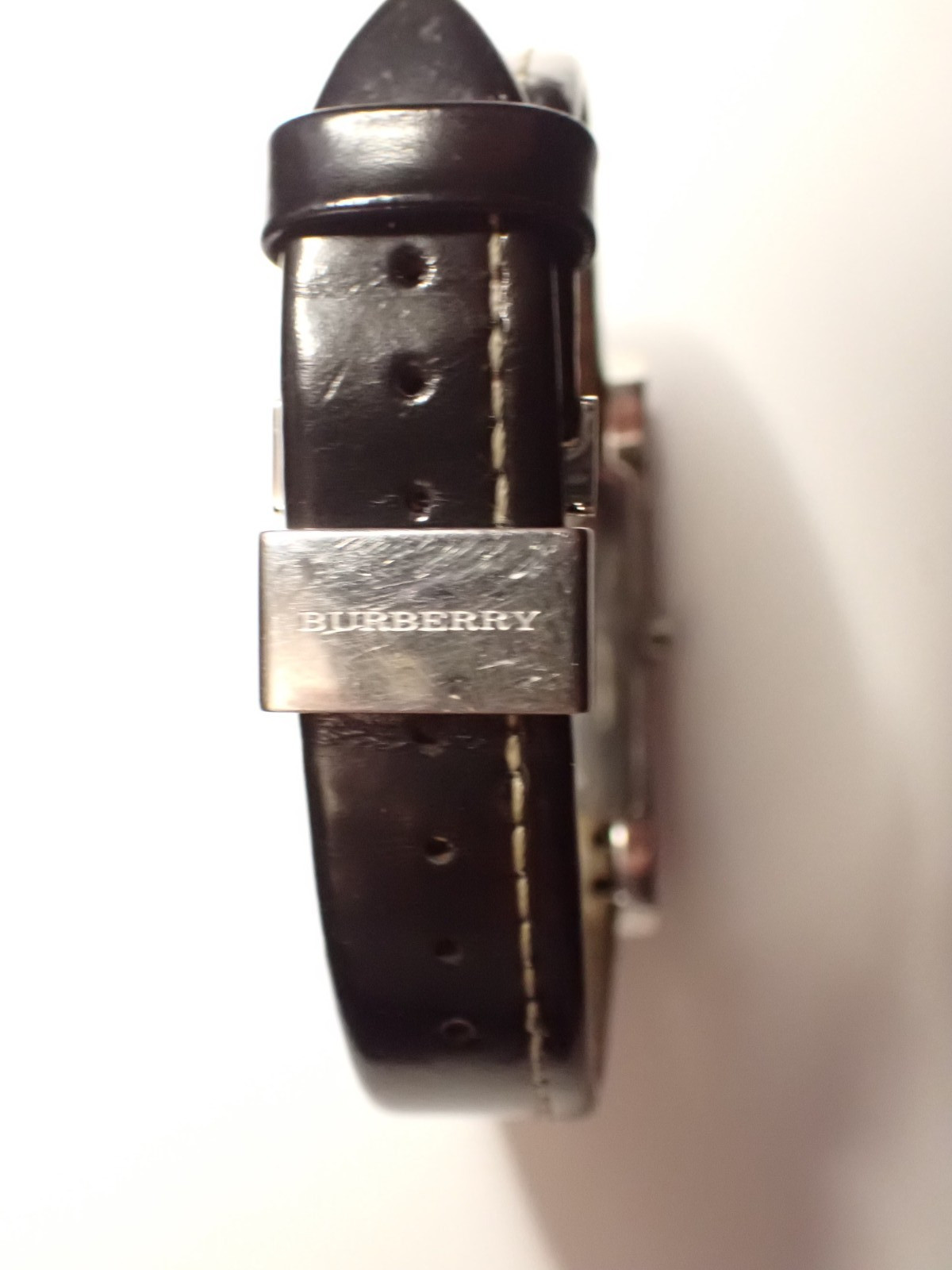 BURBERRY BU1012 Swiss Made Rectangular Unisex Wristwatch