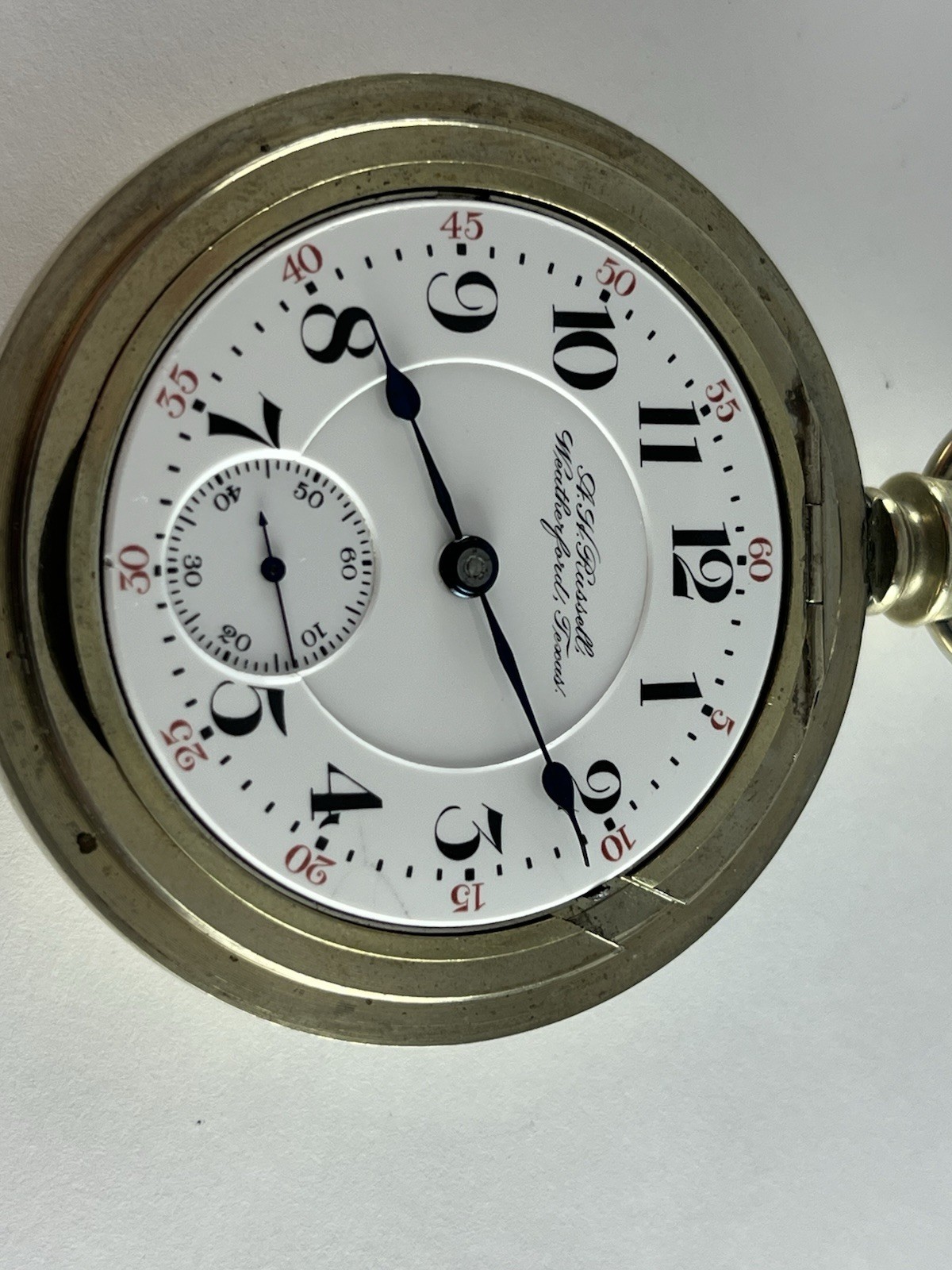 Rare Hamilton Texas Private Label Pocket Watch