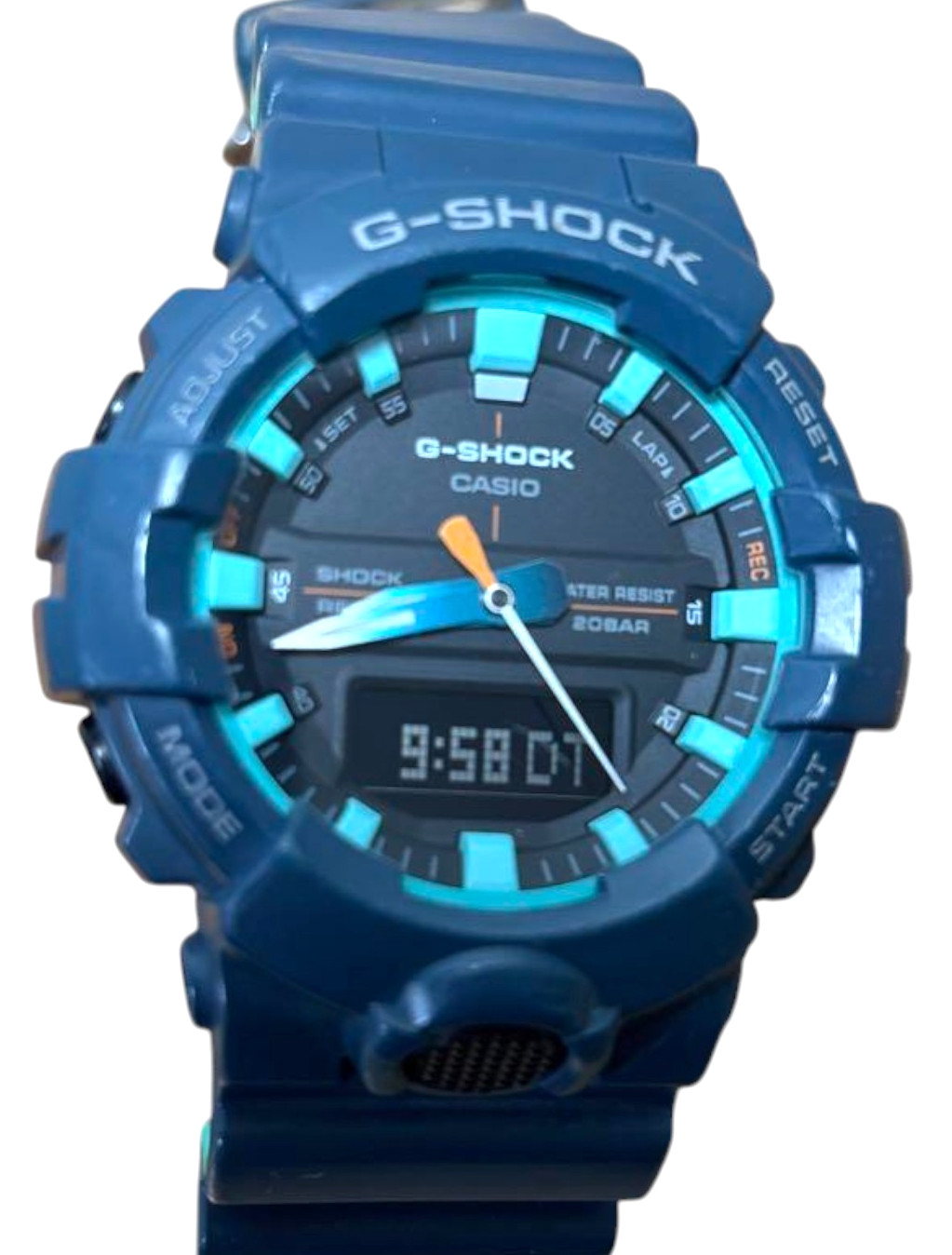 CASIO G SHOCK GA 800CC 2AJF Analog Digital Blue Green Watch Ships Japan