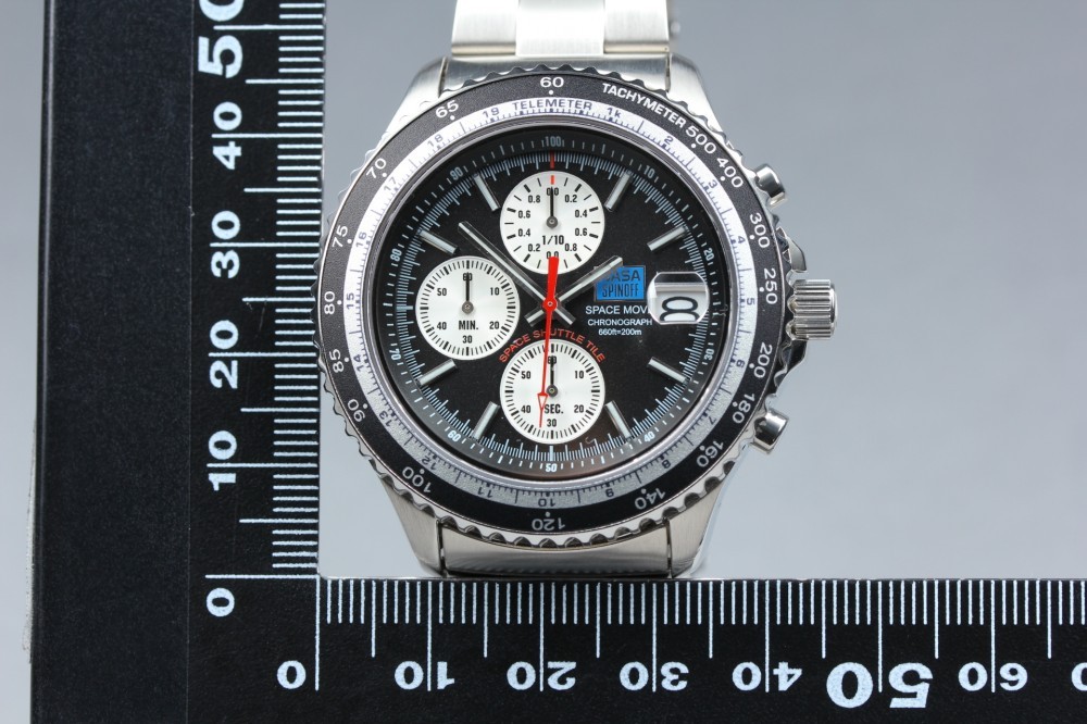 RARE MINT SEIKO NASA Spinoff Panda Dial 1000 Limited Quartz Men’s Watch Full Set