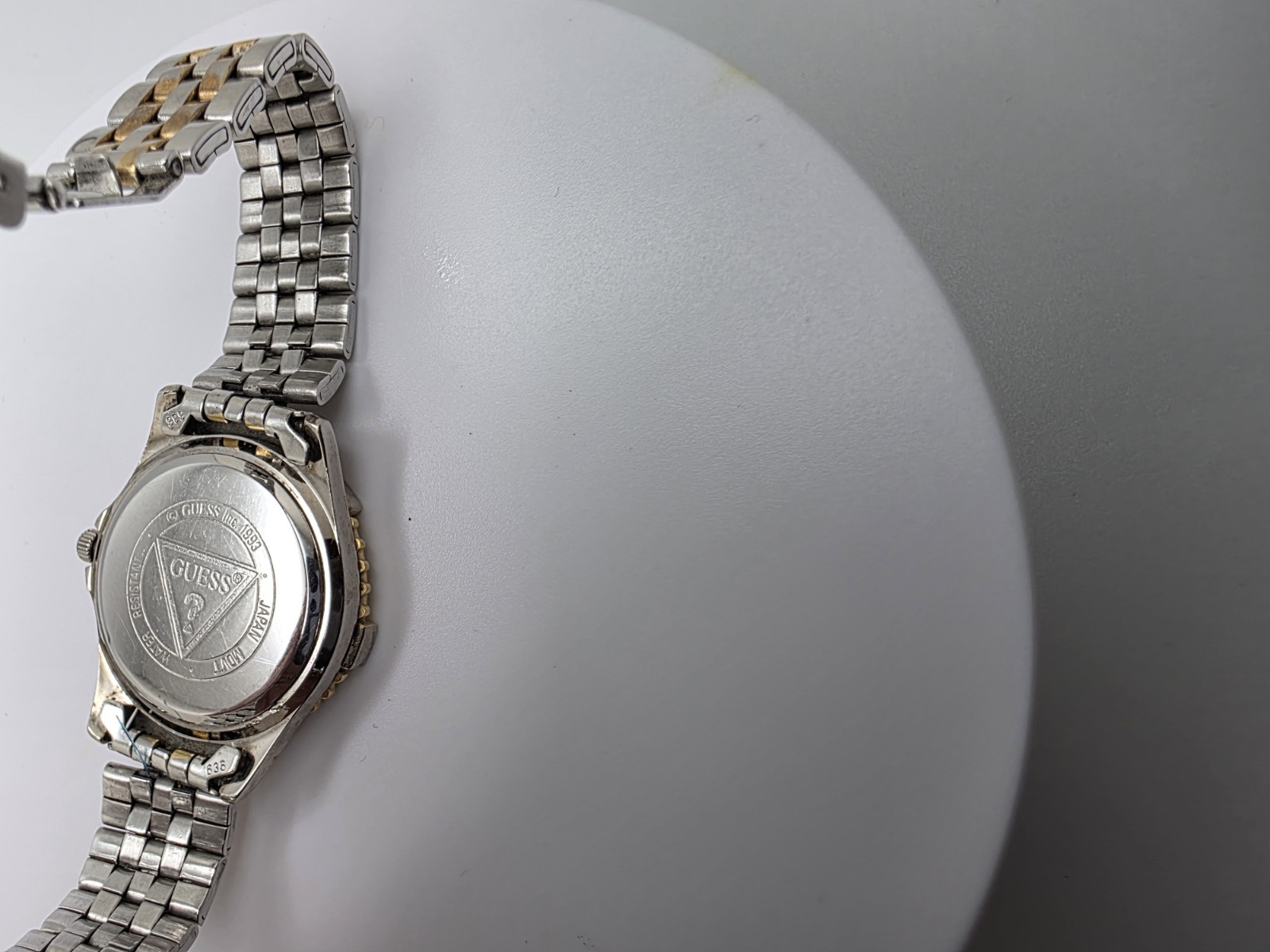 Vintage Guess Two-Tone Stainless Steel Quartz Watch