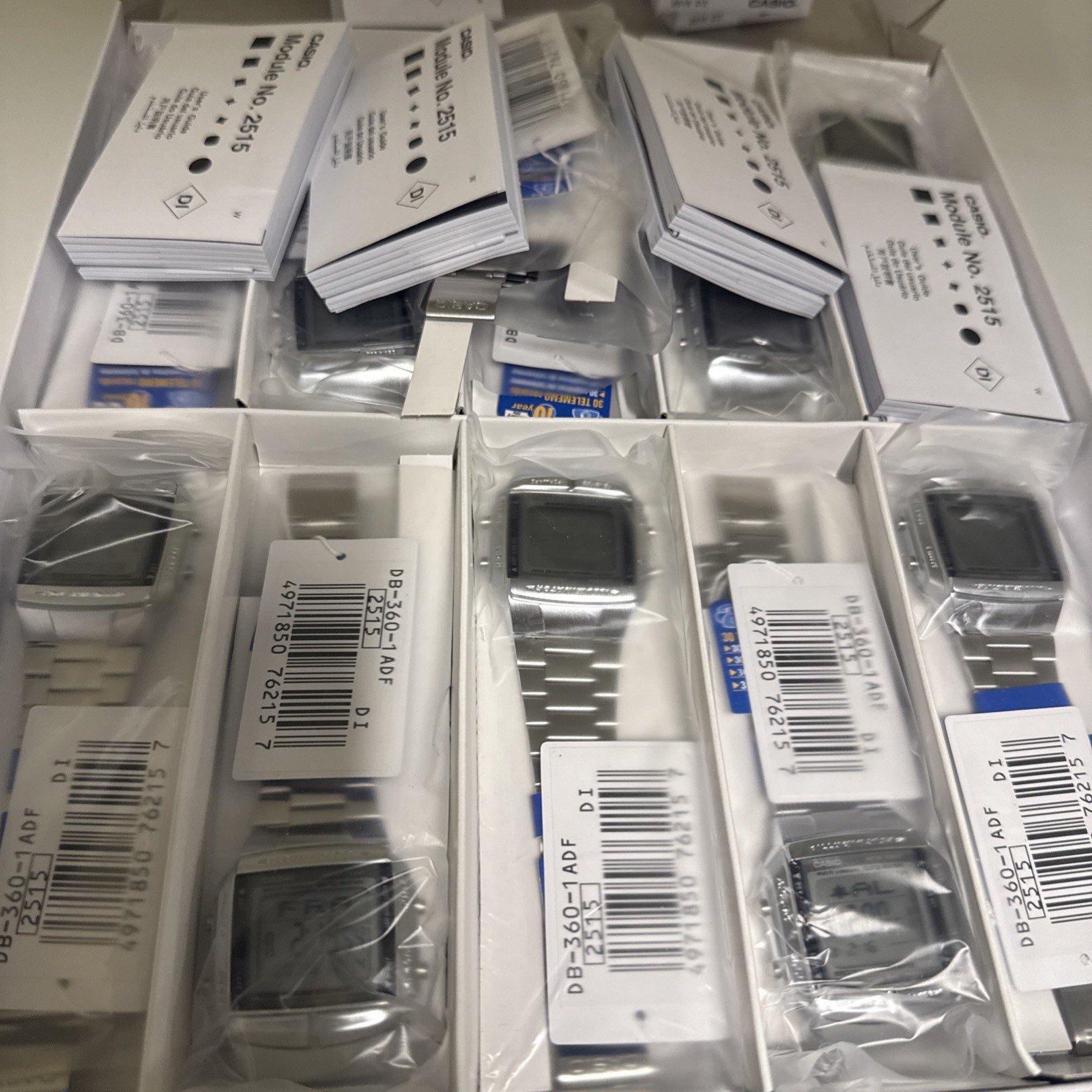 Casio DB-360-1A DataBank Silver Digital Watch – DB360-1A – 10 Year Battery