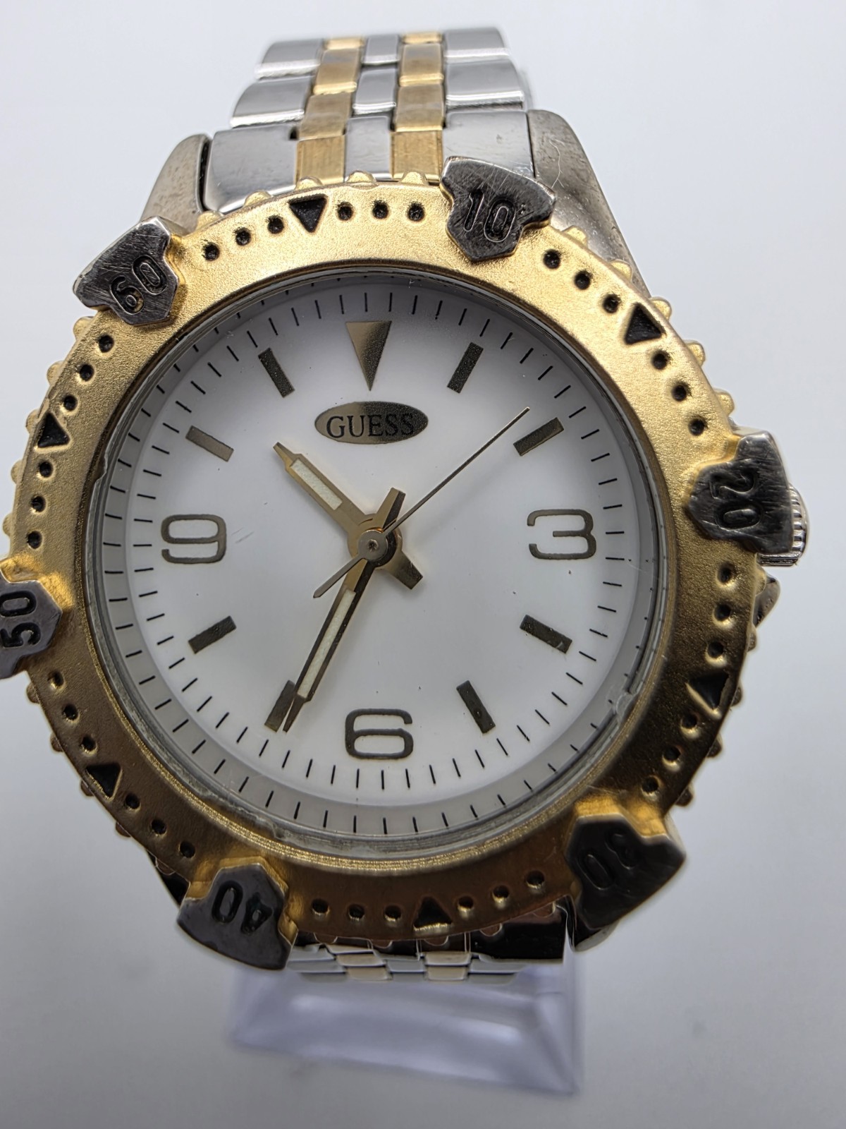 Vintage Guess Two-Tone Stainless Steel Quartz Watch