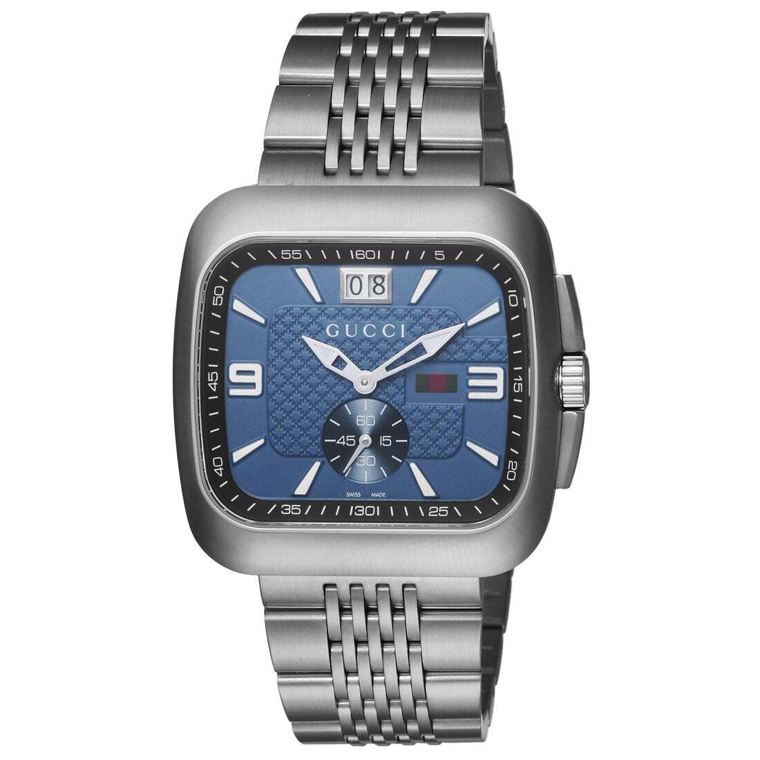 Gucci Coupe YA131318 Quartz Watch Blue Dial Water-Resistant – Brand New