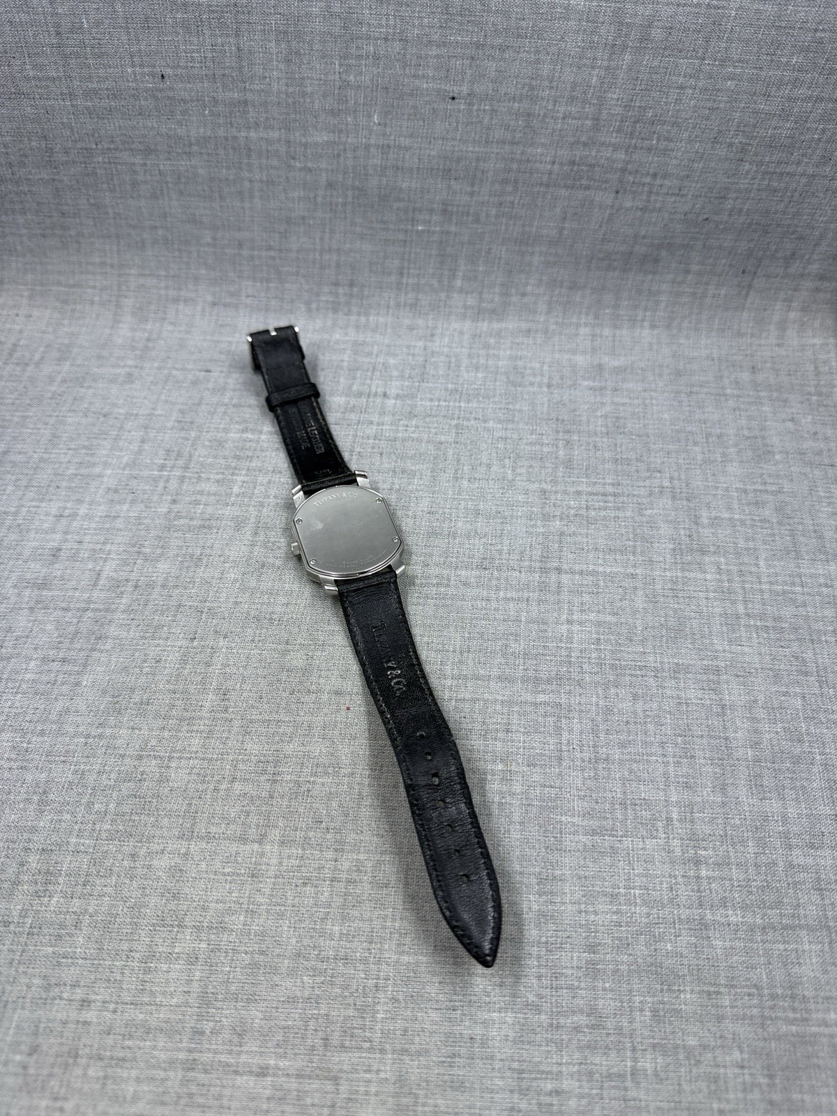Tiffany & Co. Mark Coupe Swiss Stainless Steel Silver Dial Quartz 32mm Watch